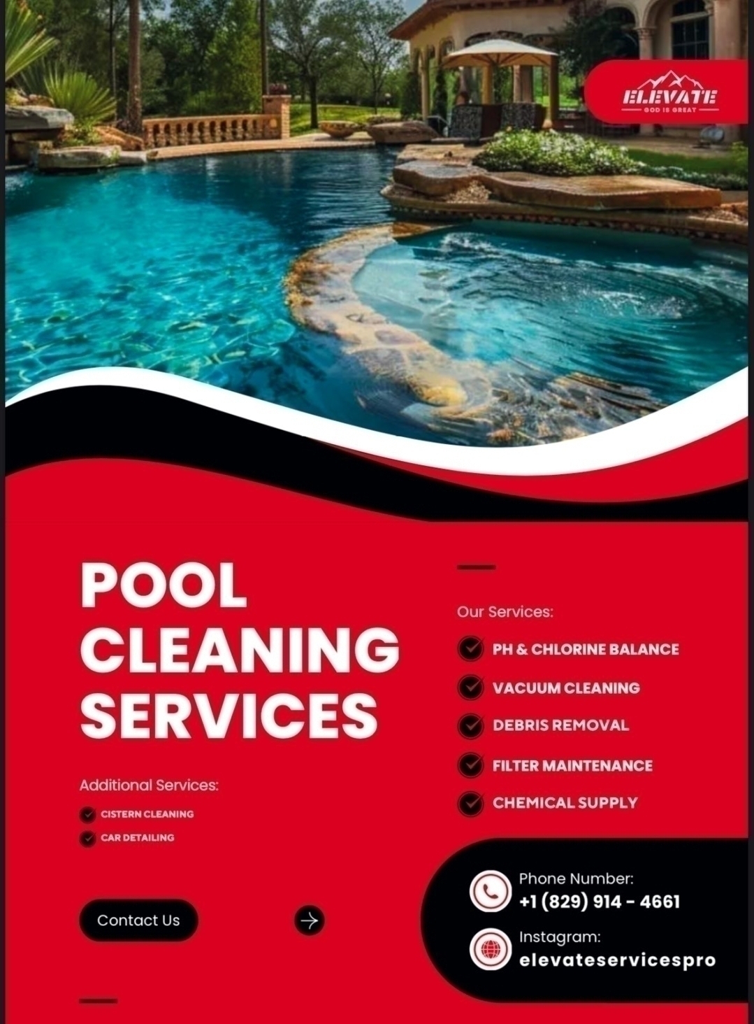 ELEVATE, POOL & CLEANING SERVICE